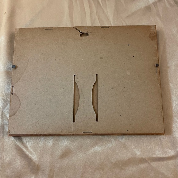 Rustic Brown Framed Cottage Scene with Thermometer - Picture 5 of 5